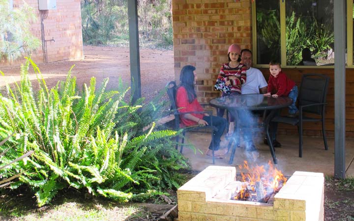 Alfresco area and firepits